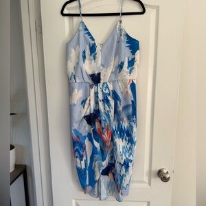 Beautiful Abstract Watercolor Chelsea 28 Dress Sz 10